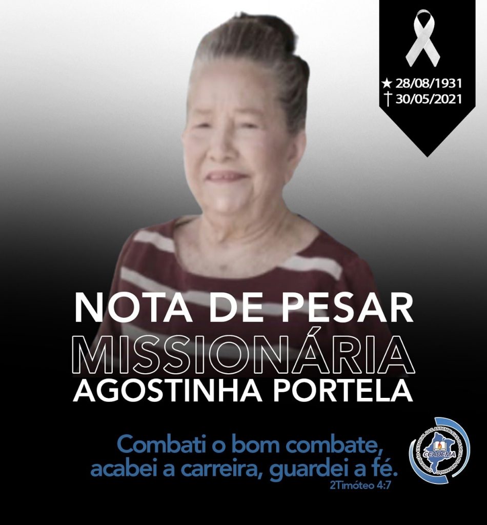 Nota de Pesar_Miss. Agostinha Portela