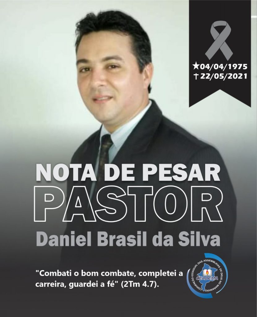 Nota de Pesar_Pr Daniel Brasil da Silva