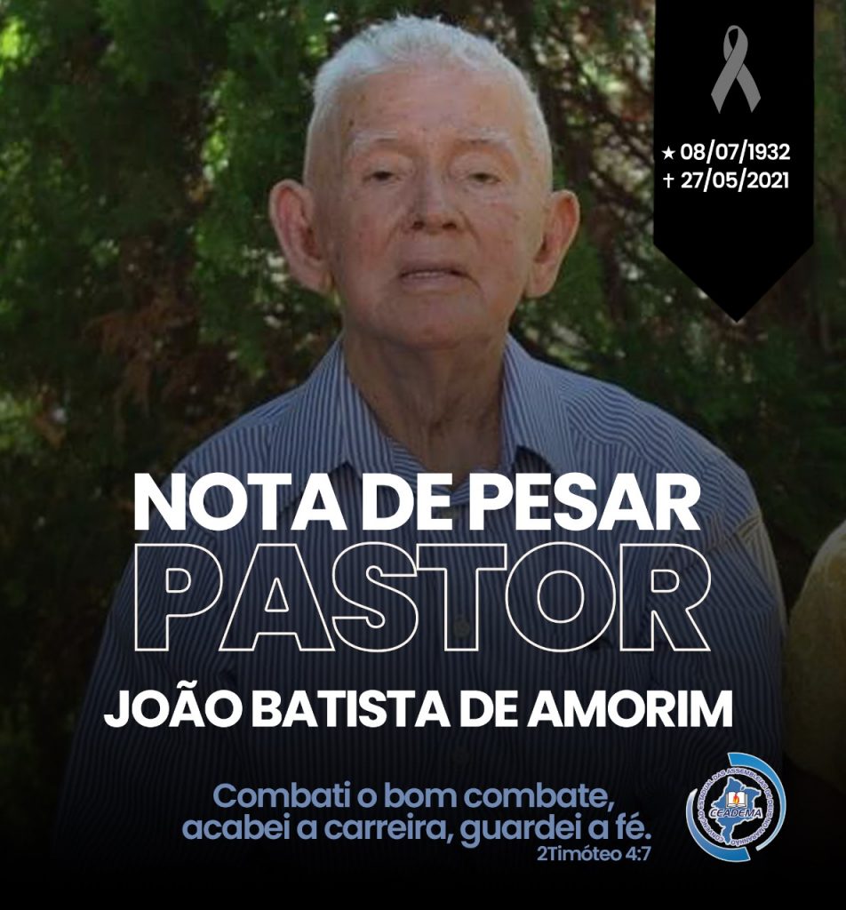 Nota de Pesar_Pr Joao Batista de Amorim